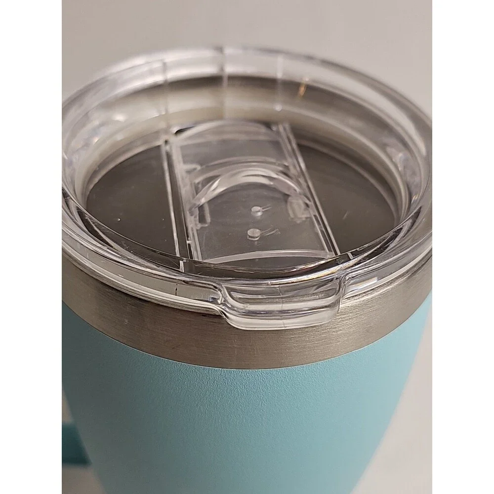 HydraGear 18 oz Insulated Stainless Steel Travel Mug with Handle Blue